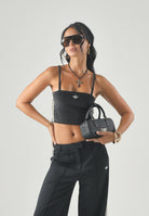 ADIDAS ORIGINALS Top Terry Towel Tank nero da donna KD1406 . ADIDAS ORIGINALS 