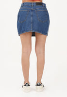 ADIDAS ORIGINALS Gonna corta 3-Stripes in denim medio da donna KD2901 . ADIDAS ORIGINALS 