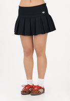 ADIDAS ORIGINALS Gonna corta nera da donna con logo KD2964 . ADIDAS ORIGINALS 