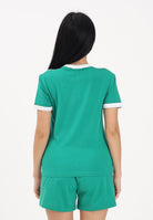 ADIDAS ORIGINALS T-shirt a manica corta 3-Stripes verde da donna KD3681 . ADIDAS ORIGINALS 