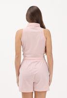 ADIDAS ORIGINALS Polo smanicata rosa e marrone da donna KD3703 . ADIDAS ORIGINALS 
