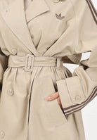 ADIDAS ORIGINALS Trench TWILL beige da donna KD3734 . ADIDAS ORIGINALS 