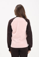 ADIDAS ORIGINALS Felpa con zip SST CLASSIC rosa e marrone da donna KD3783 . ADIDAS ORIGINALS 