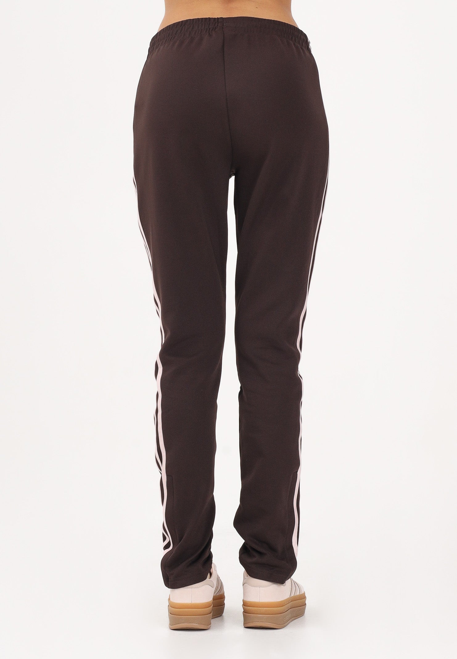 ADIDAS ORIGINALS Pantalone sportivo SST CLASSIC marrone e rosa da donna KD3790 . ADIDAS ORIGINALS 