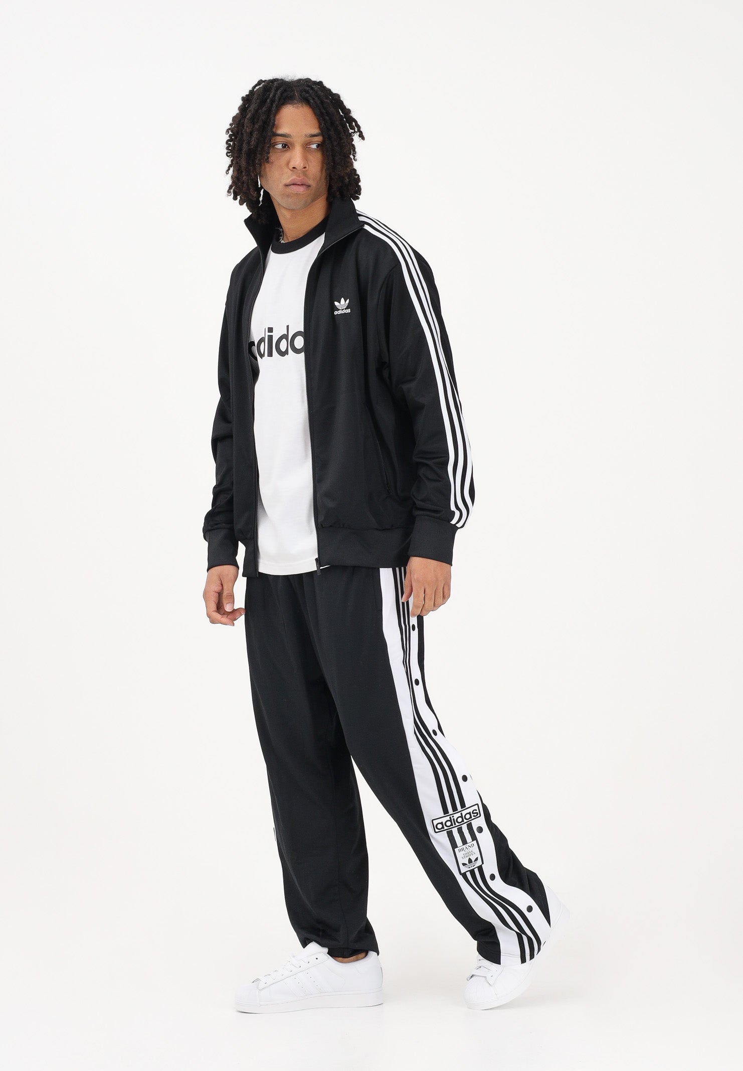 ADIDAS ORIGINALS Pantalone sportivo ADIBREAK CLASSIC nero da uomo KD4094 . ADIDAS ORIGINALS 