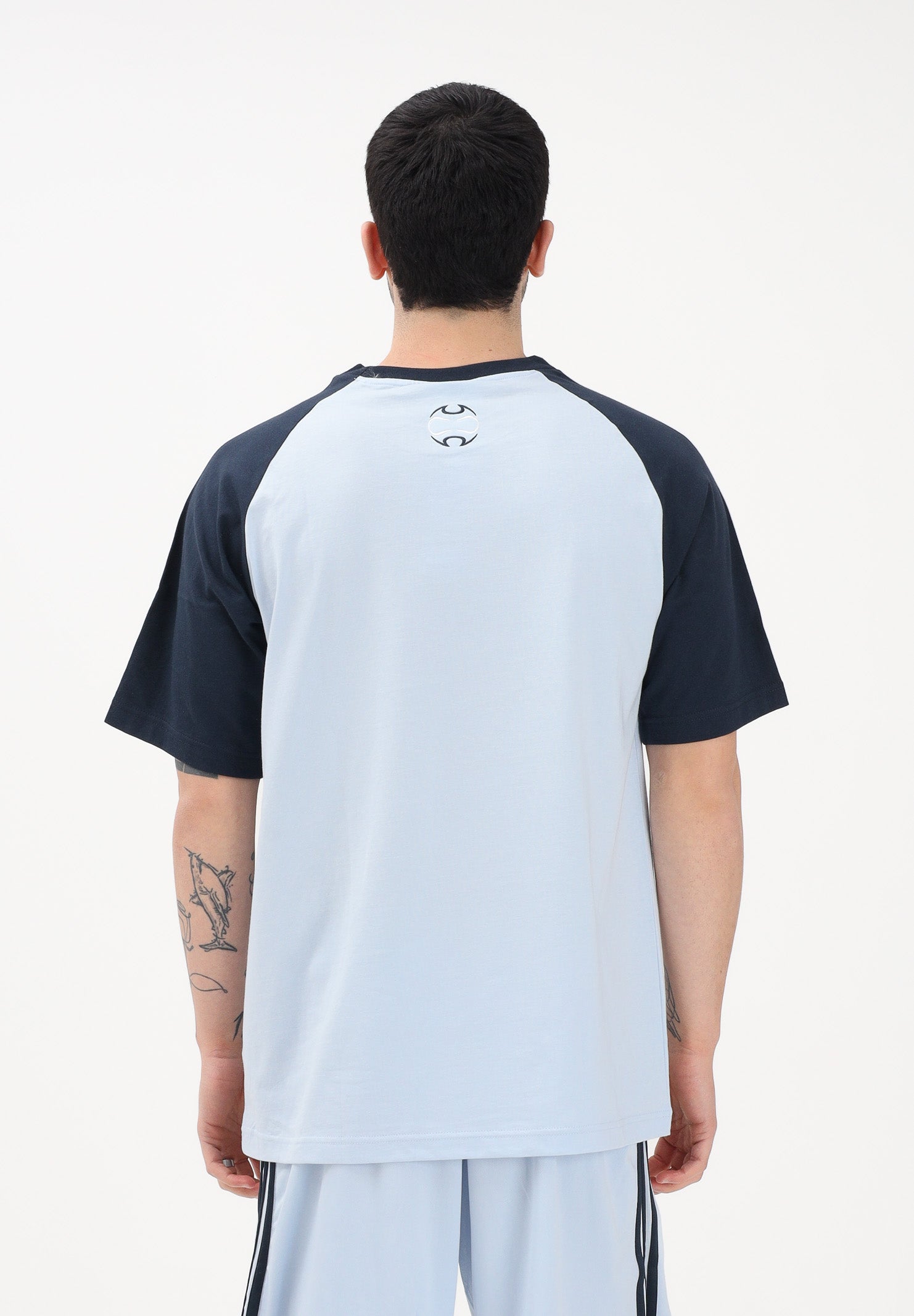 ADIDAS ORIGINALS T-shirt a manica corta Adicolor Teamgeist celeste da uomo KD4350 . ADIDAS ORIGINALS 