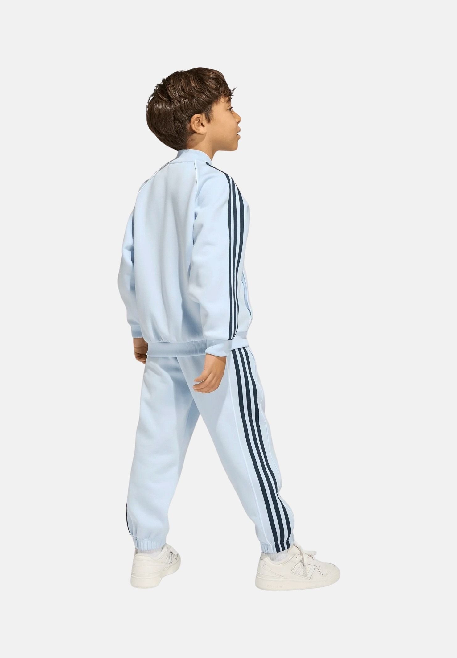 ADIDAS ORIGINALS Tuta LOOSE azzurra per bambino e bambina KD5795 . ADIDAS ORIGINALS 