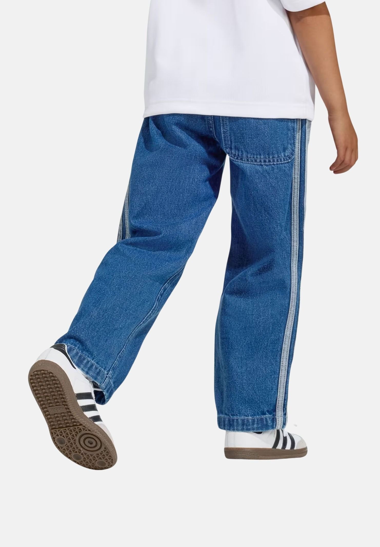 ADIDAS ORIGINALS Jeans FIREBIRD DENIM in denim medio per bambino e bambina KD5813 . ADIDAS ORIGINALS 
