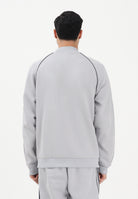 ADIDAS ORIGINALS Felpa con zip Adicolor 2.0. grigia e blu da uomo KD5839 . ADIDAS ORIGINALS 