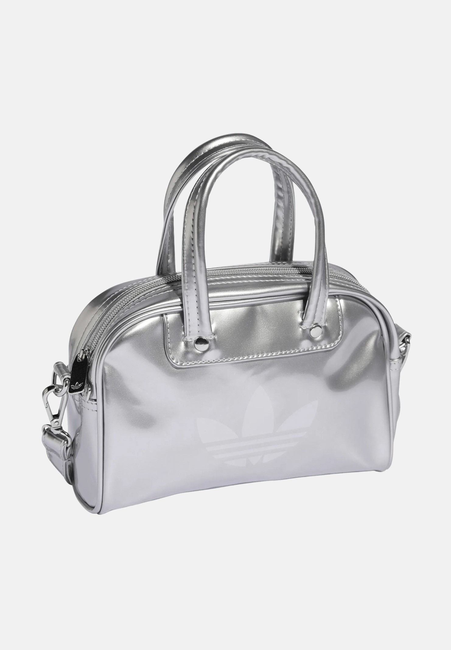 ADIDAS ORIGINALS Borsa a mano Adicolor Mini Bowling argento da donna KD7839 . ADIDAS ORIGINALS 