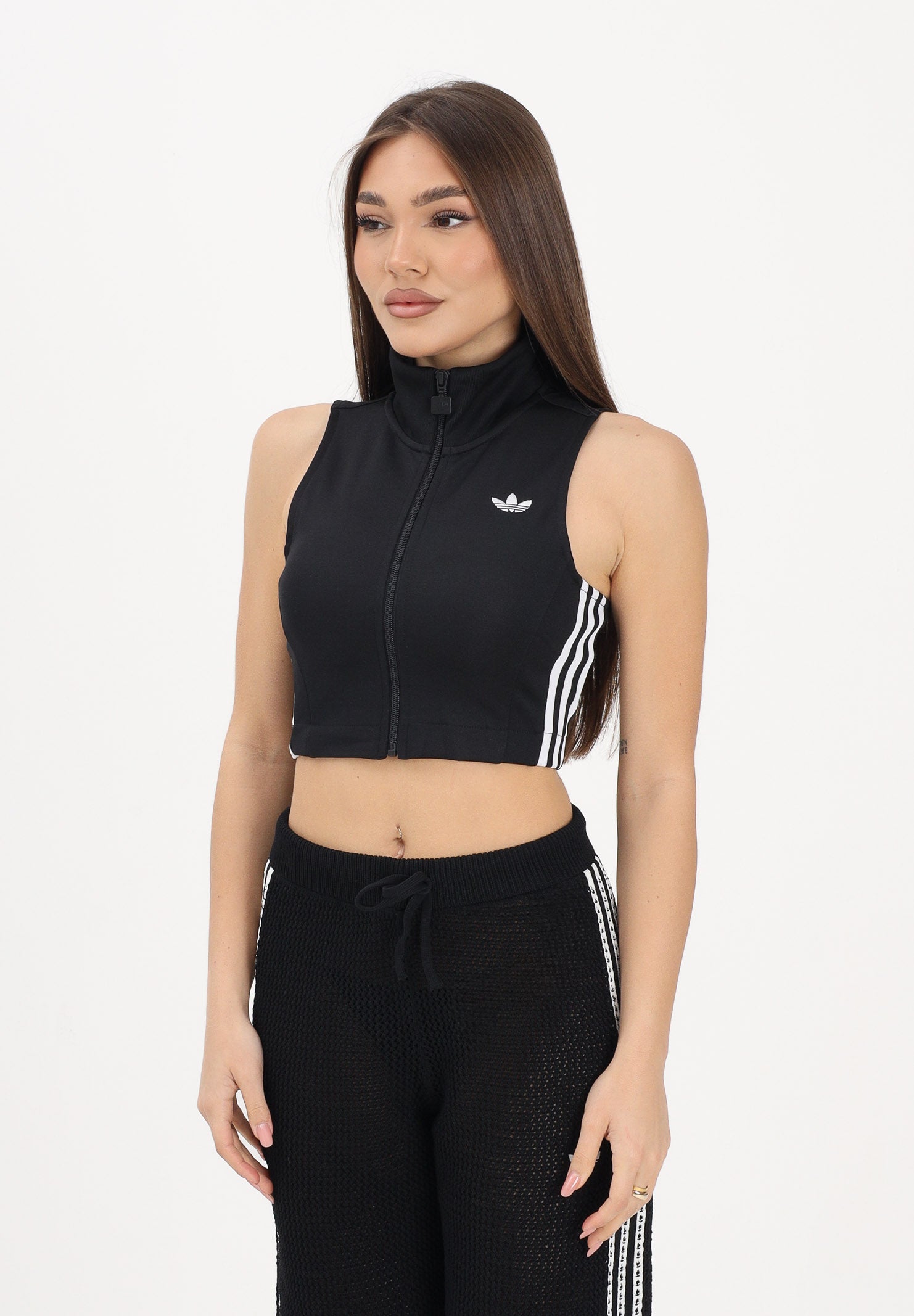 ADIDAS ORIGINALS Top sportivo CLASSIC nero da donna KD7972 . ADIDAS ORIGINALS 