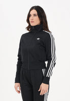ADIDAS ORIGINALS Felpa con zip in pile FIREBIRD CLASSIC nera da donna KD7981 . ADIDAS ORIGINALS 
