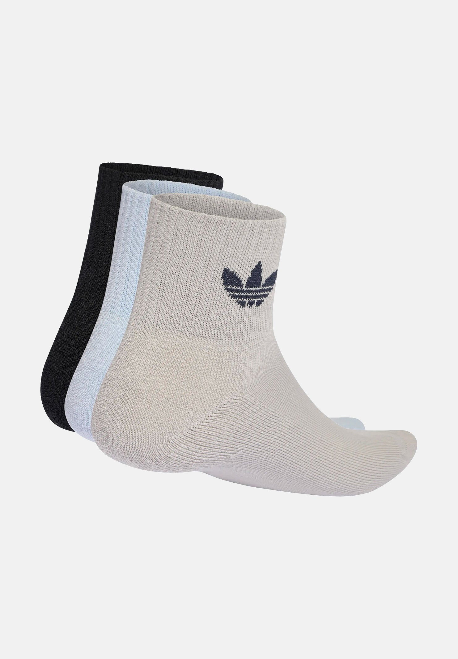 ADIDAS ORIGINALS Calzini Mid (3 paia) multicolore per uomo e donna KD8274 . ADIDAS ORIGINALS 
