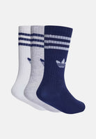 ADIDAS ORIGINALS Calzini (6 paia) 3-Stripes blu, bianco e grigio per bambino e bambina KD8423 . ADIDAS ORIGINALS 