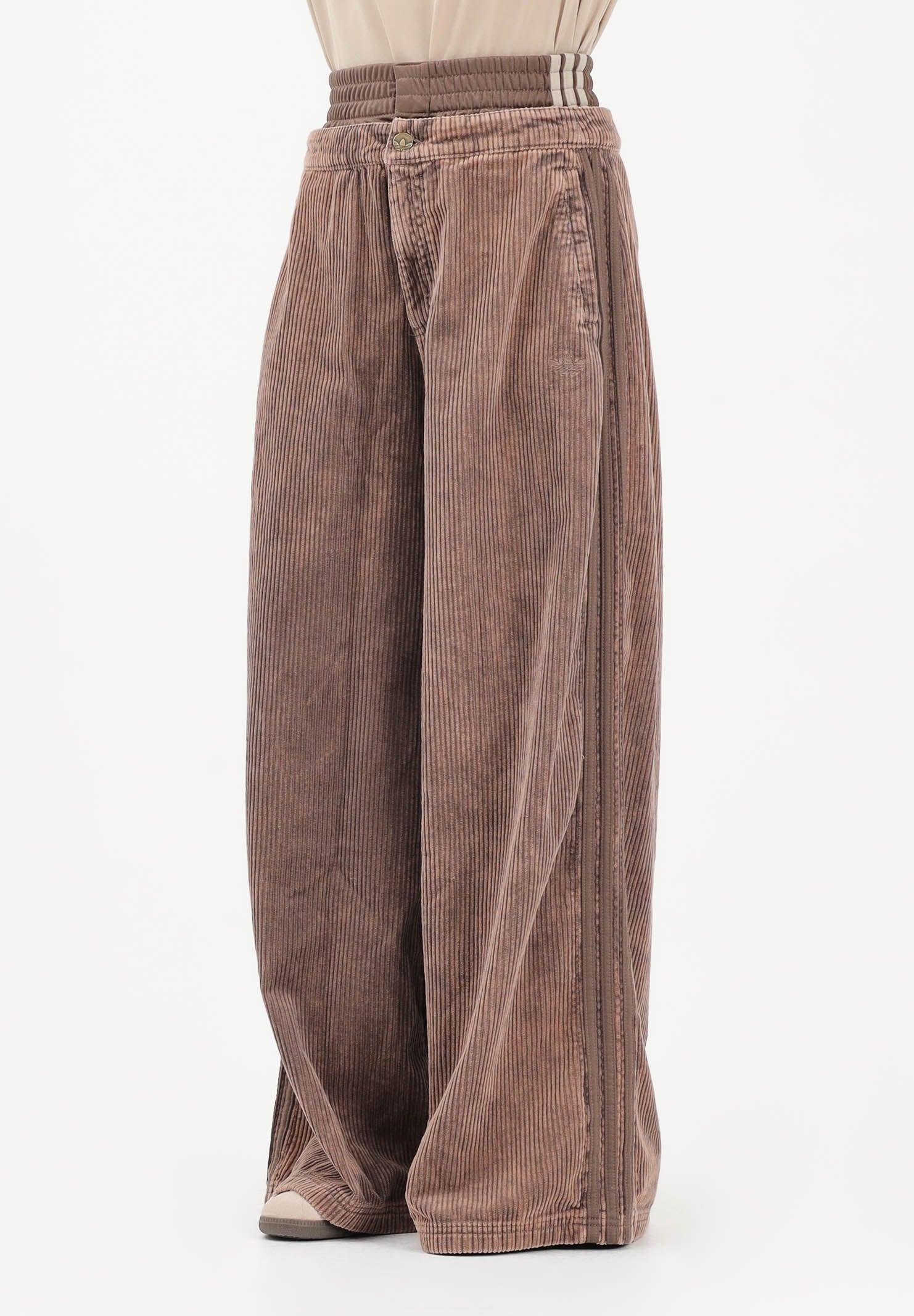 ADIDAS ORIGINALS Pantalone CORDUROY SST OVERSIZED marrone da donna KD8782 . ADIDAS ORIGINALS 