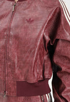 ADIDAS ORIGINALS Giubbotto Pleather bordeaux da donna KD8792 . ADIDAS ORIGINALS 