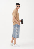ADIDAS ORIGINALS Bermuda in denim Baggy Denim Shorts azzurro chiaro INDDNM denim chiaro da uomo e da donna KE0133 . ADIDAS ORIGINALS 