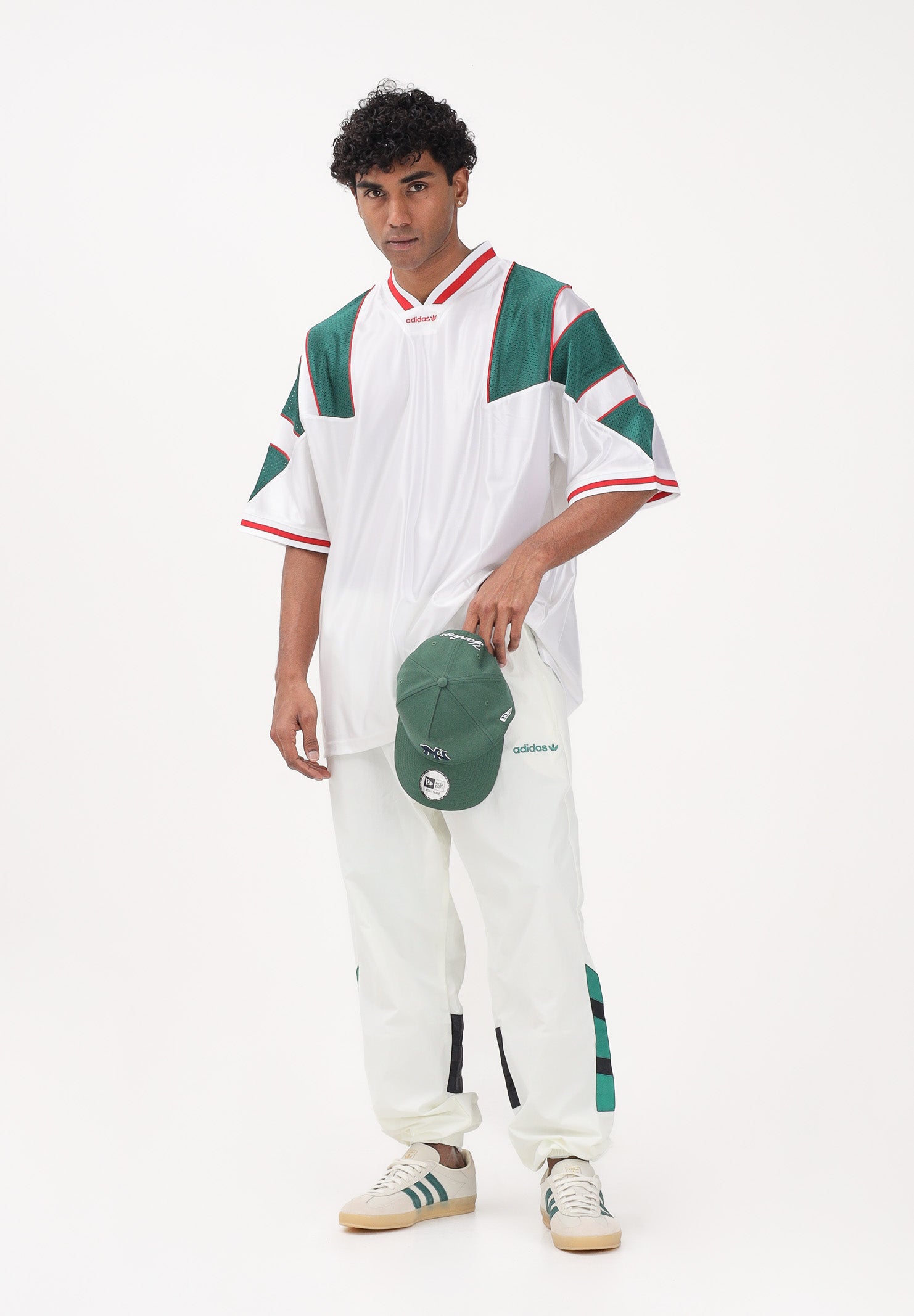 ADIDAS ORIGINALS T-shirt a manica corta PANEL bianca da uomo KE0156 . ADIDAS ORIGINALS 
