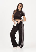 ADIDAS ORIGINALS Pantalone KNITTED CROCHET FIREBIRD marrone da donna<BR/> KE0201 . ADIDAS ORIGINALS 
