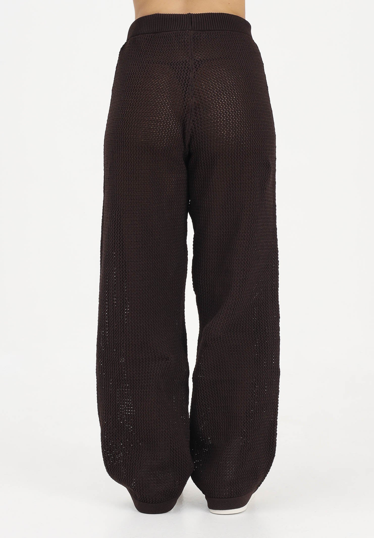ADIDAS ORIGINALS Pantalone KNITTED CROCHET FIREBIRD marrone da donna<BR/> KE0201 . ADIDAS ORIGINALS 