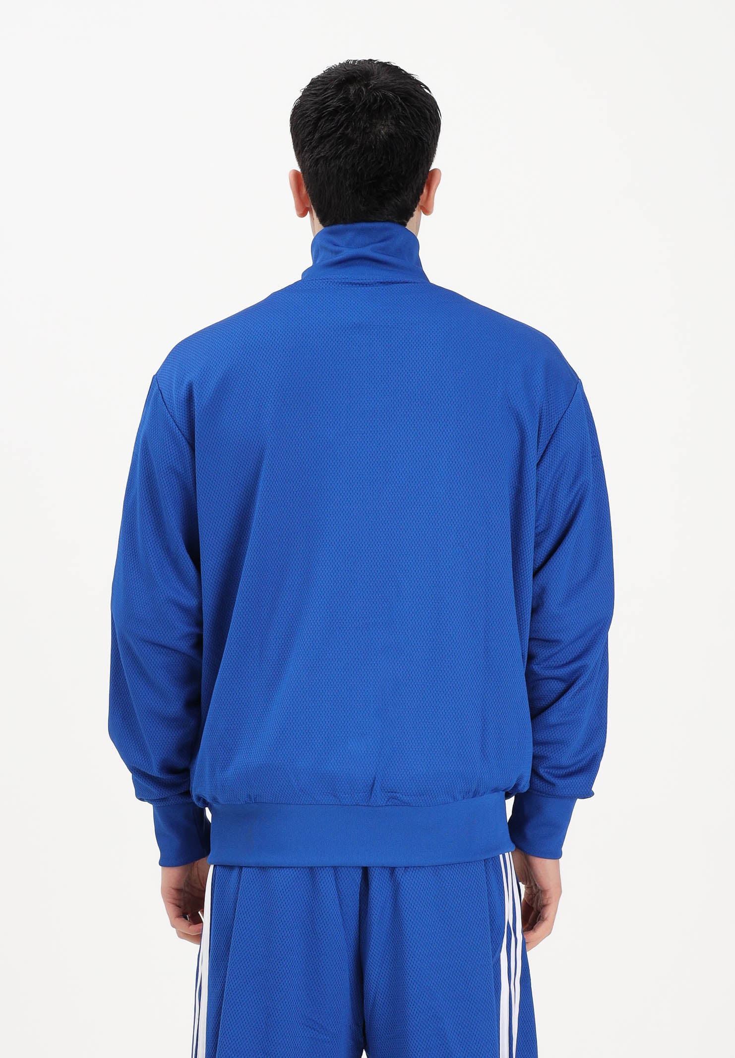 ADIDAS ORIGINALS Felpa con zip Firebird Adicolor Mesh blu da uomo KE0790 . ADIDAS ORIGINALS 