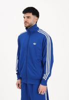 ADIDAS ORIGINALS Felpa con zip Firebird Adicolor Mesh blu da uomo KE0790 . ADIDAS ORIGINALS 