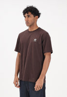 ADIDAS ORIGINALS T-shirt a manica corta Trefoil Essentials marrone da uomo KE1146 . ADIDAS ORIGINALS 