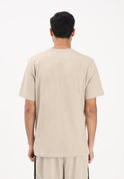 ADIDAS ORIGINALS T-shirt a manica corta TREFOIL ESSENTIALS beige da uomo KE1189 . ADIDAS ORIGINALS 