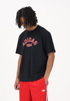 ADIDAS ORIGINALS T-shirt a manica corta GFX VARSITY nera da uomo KE2250 . ADIDAS ORIGINALS 