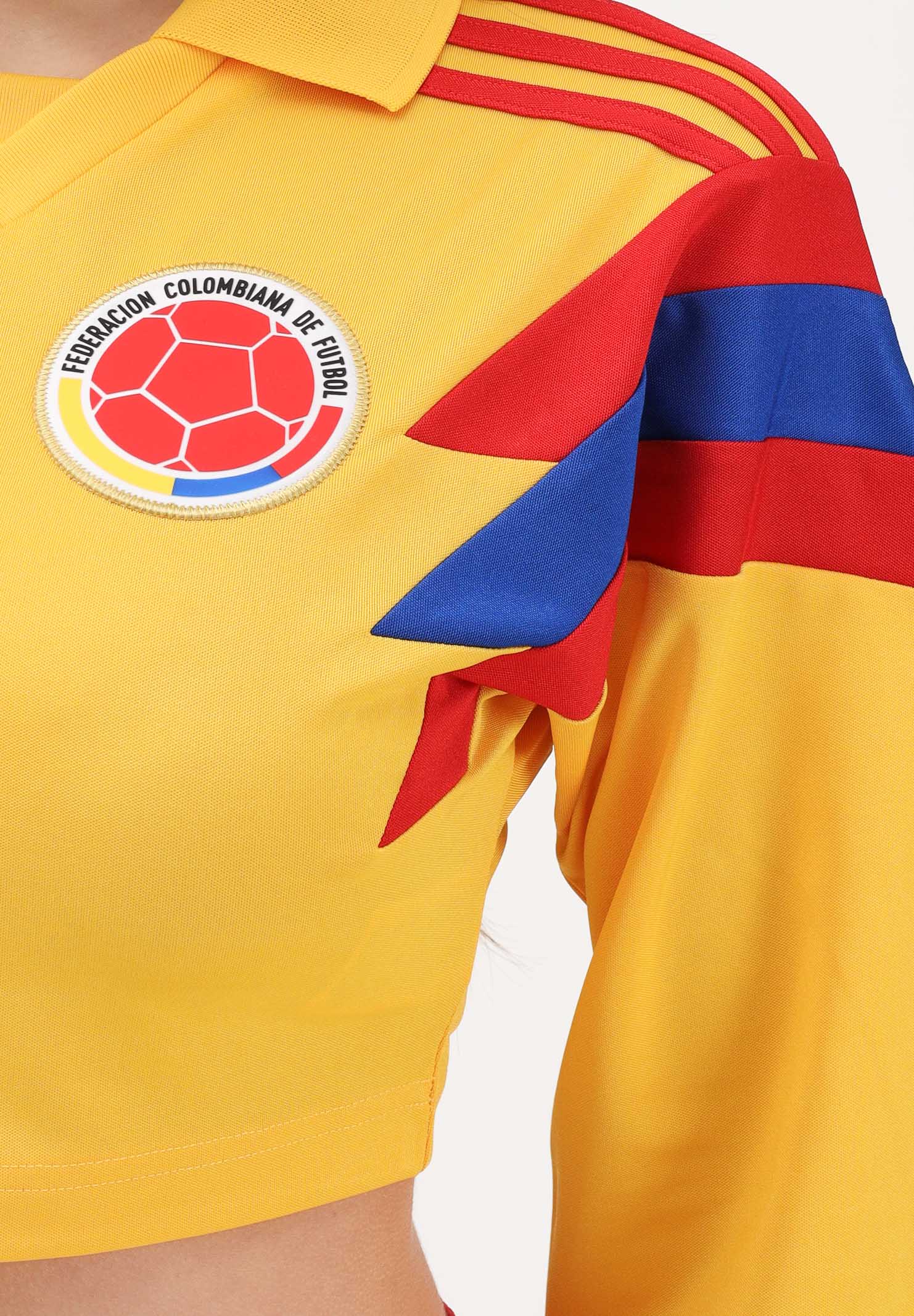 ADIDAS ORIGINALS Felpa girocollo Colombia Reconstructed Bringback Jersey gialla da donna KE2299 . ADIDAS ORIGINALS 