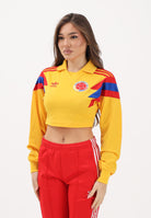 ADIDAS ORIGINALS Felpa girocollo Colombia Reconstructed Bringback Jersey gialla da donna KE2299 . ADIDAS ORIGINALS 