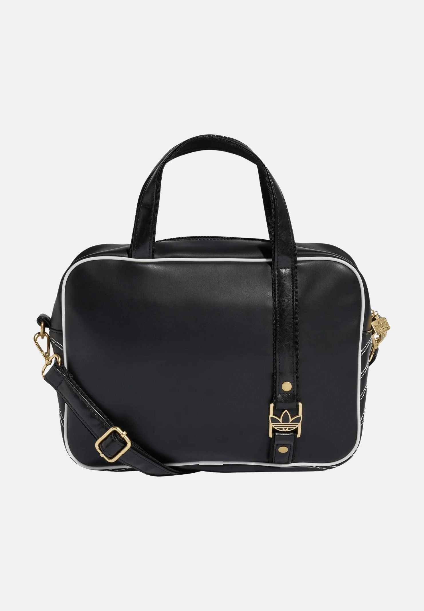 ADIDAS ORIGINALS Borsa a mano AIRLINER MEDIUM nera da donna KE2327 . ADIDAS ORIGINALS 