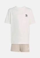 ADIDAS ORIGINALS Completo bianco e beige per bambino e bambina KE2342 . ADIDAS ORIGINALS 