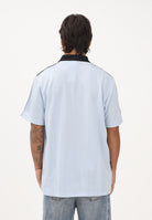 ADIDAS ORIGINALS Polo a manica corta ARCHIVE COLLAR ENGINEERED celeste per uomo e donna KE2453 . ADIDAS ORIGINALS 