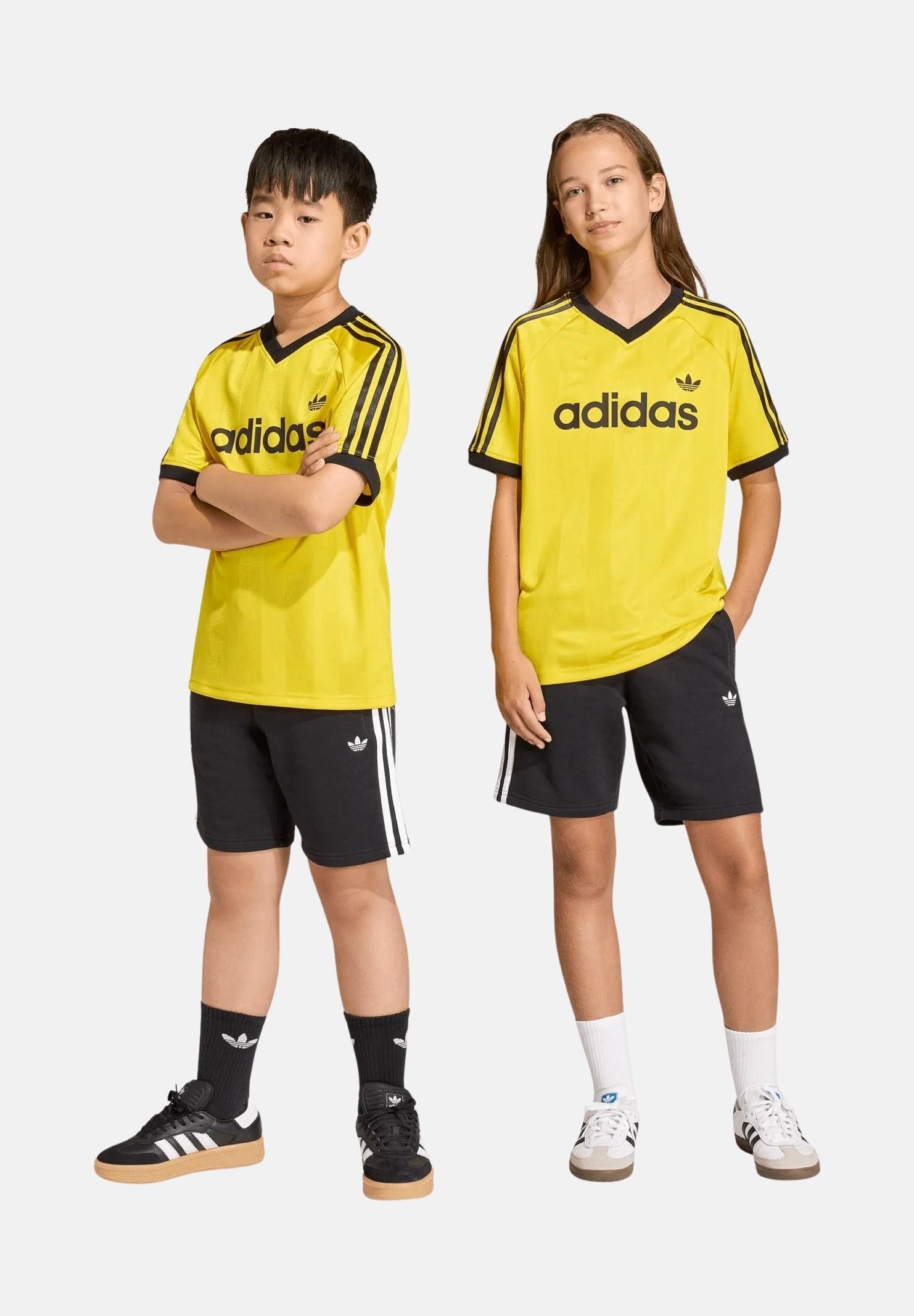 ADIDAS ORIGINALS Shorts sportivo 3 STRIPES nero per bambino e bambina KE2836 . ADIDAS ORIGINALS 