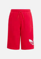 ADIDAS ORIGINALS Shorts sportivo TREFOIL rosso per bambino e bambina KE2891 . ADIDAS ORIGINALS 