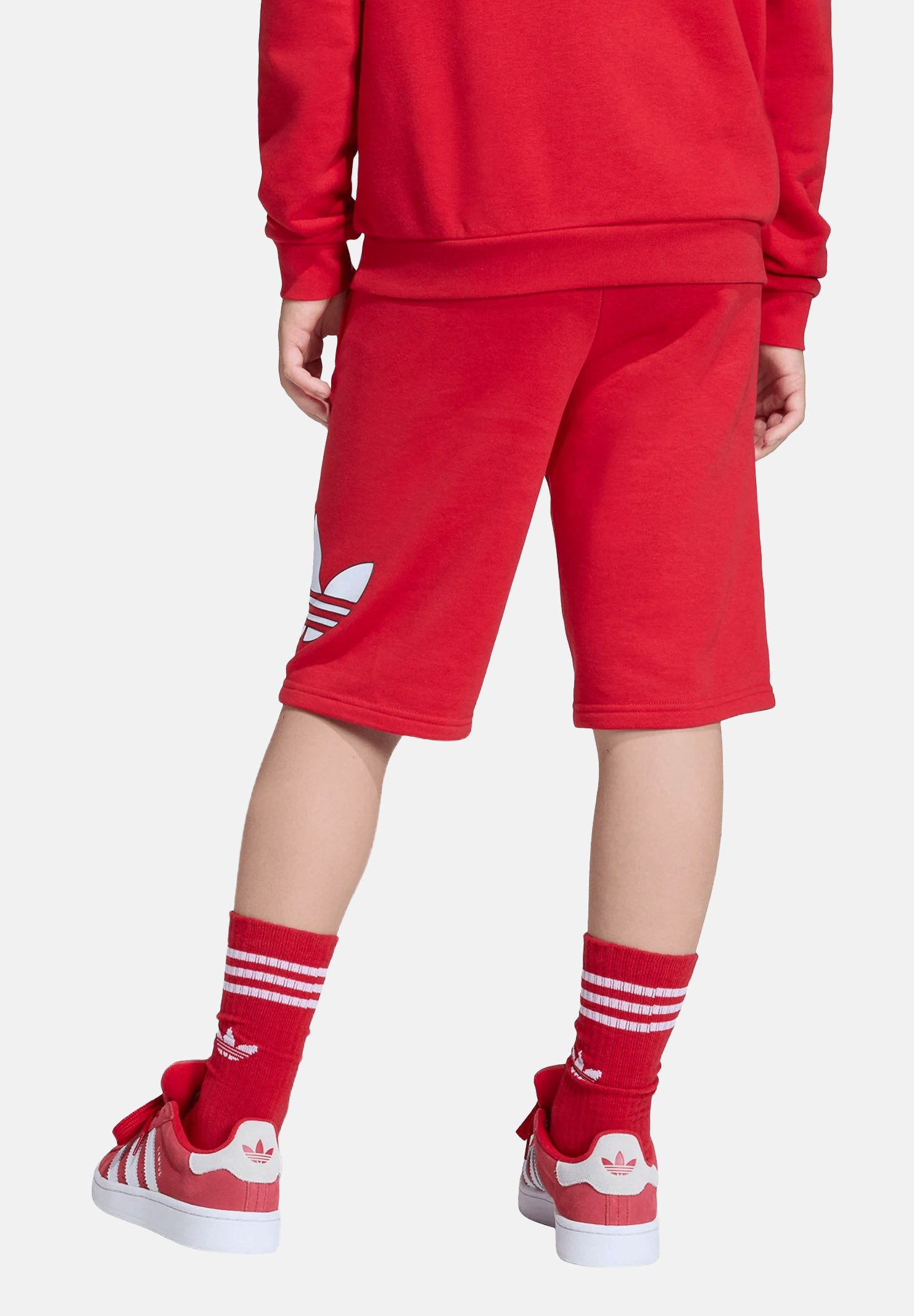 ADIDAS ORIGINALS Shorts sportivo TREFOIL rosso per bambino e bambina KE2891 . ADIDAS ORIGINALS 