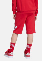ADIDAS ORIGINALS Shorts sportivo TREFOIL rosso per bambino e bambina KE2891 . ADIDAS ORIGINALS 