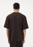 ADIDAS ORIGINALS T-shirt a manica corta Oversize Adicolor 3-Stripes marrone e rosa per uomo e donna KE2905 . ADIDAS ORIGINALS 