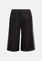 ADIDAS ORIGINALS Shorts in denim nero per bambino e bambina KE2972 . ADIDAS ORIGINALS 