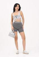 ADIDAS ORIGINALS Ciclista Essentials Rib Tights 1/4 Washed grigio da donna KE3227 . ADIDAS ORIGINALS 