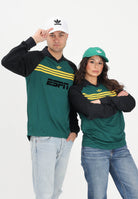 ADIDAS ORIGINALS Polo a manica lunga SPONSORED ARCHIVE  verde e nera per uomo e donna KE3315 . ADIDAS ORIGINALS 