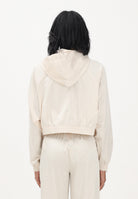 ADIDAS ORIGINALS Felpa con zip PEARL panna da donna KE3391 . ADIDAS ORIGINALS 