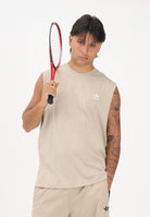 ADIDAS ORIGINALS Canotta TREFOIL ESSENTIALS beige da uomo KE3397 . ADIDAS ORIGINALS 