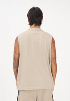 ADIDAS ORIGINALS Canotta TREFOIL ESSENTIALS beige da uomo KE3397 . ADIDAS ORIGINALS 