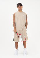 ADIDAS ORIGINALS Canotta TREFOIL ESSENTIALS beige da uomo KE3397 . ADIDAS ORIGINALS 