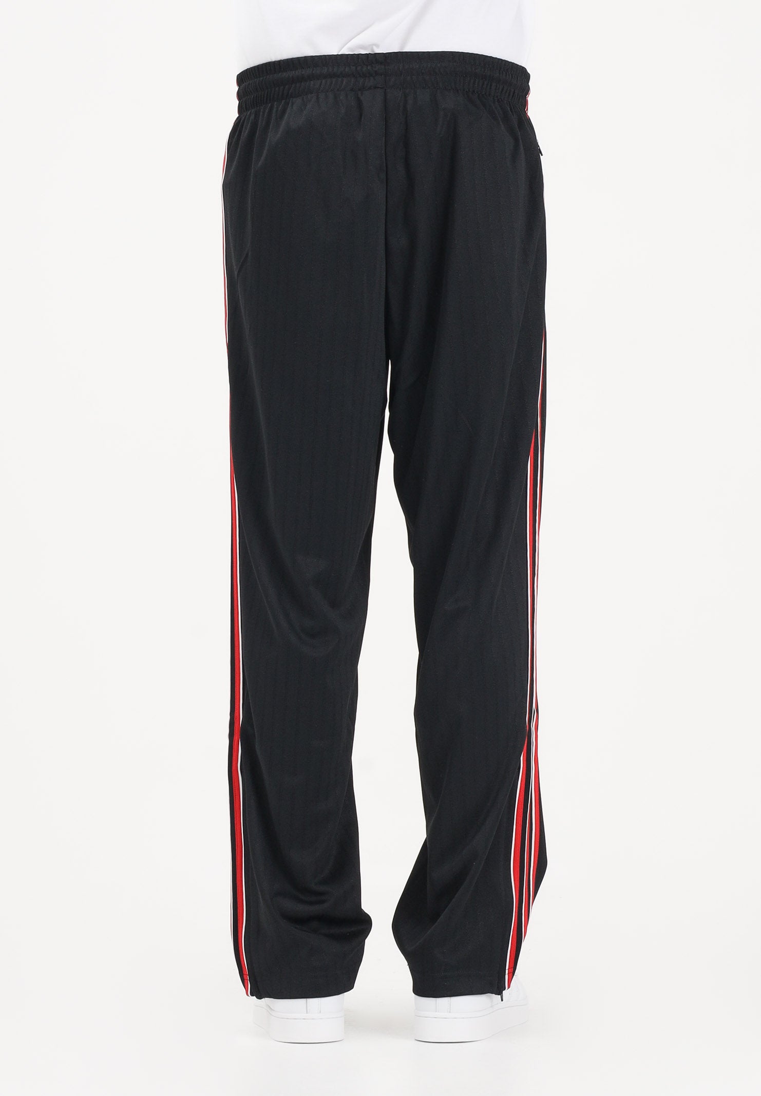 ADIDAS ORIGINALS Pantalone sportivo Firebird nero e rosso da uomo KE3457 . ADIDAS ORIGINALS 