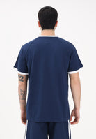 ADIDAS ORIGINALS T-shirt a manica corta 3 STRIPES blu da uomo KE3536 . ADIDAS ORIGINALS 