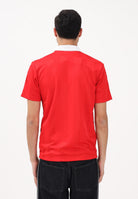 ADIDAS ORIGINALS Polo a manica corta ARCHIVE COLLAR ENGINEERED rossa da uomo KE3583 . ADIDAS ORIGINALS 