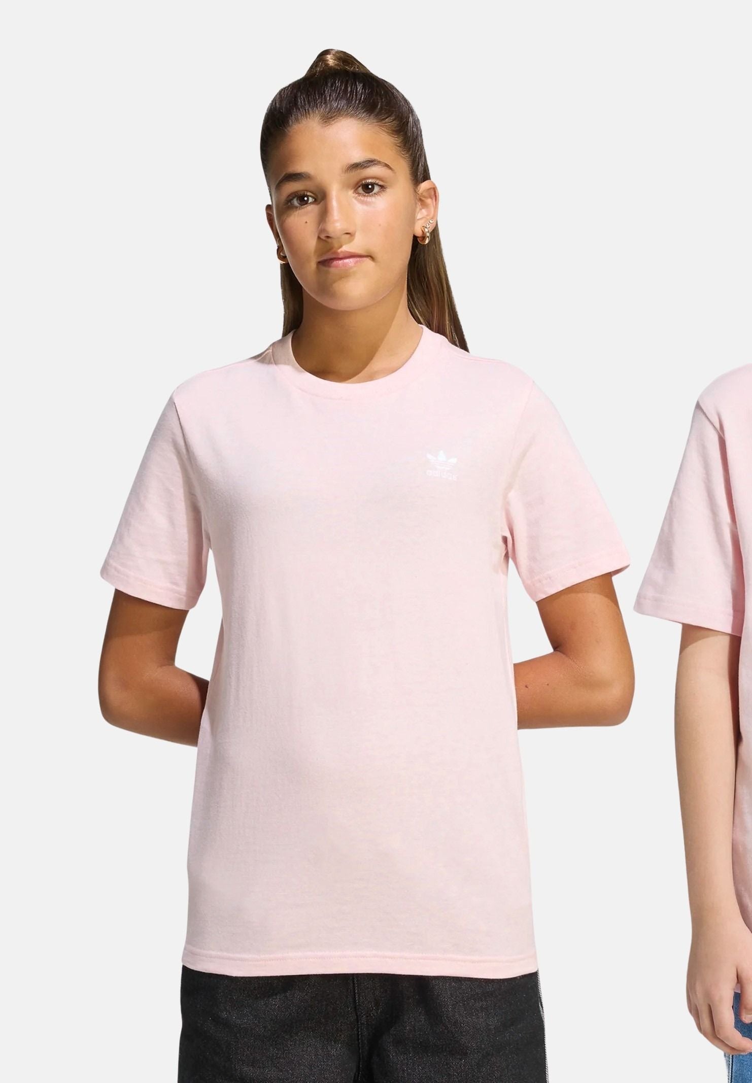ADIDAS ORIGINALS T-shirt Trefoil rosa pink per bambina KE3746 . ADIDAS ORIGINALS 